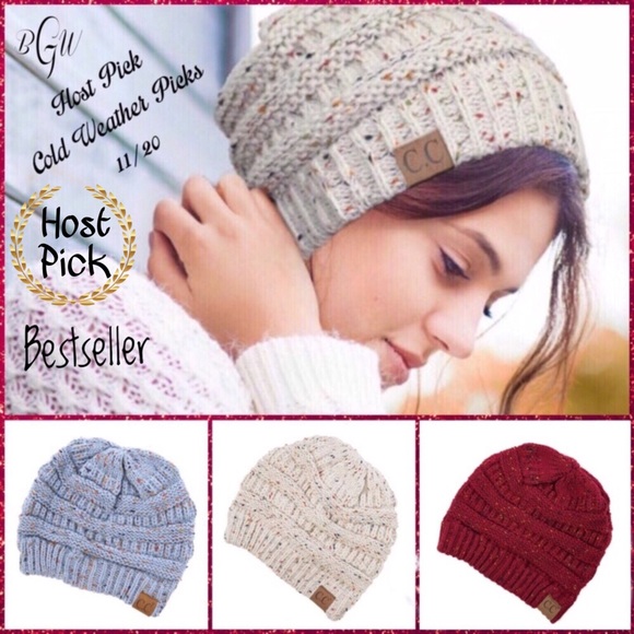 ๐5โญ๏ธ๐HP๐Confetti Beanie Denim - Picture 3 of 5